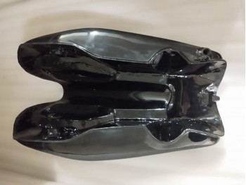 Fit For Kawasaki Z1- 900 Aluminium Black & Silver Petrol Tank 1972 - 1975