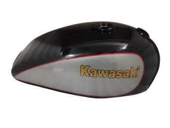 Fit For Kawasaki Z1- 900 Aluminium Black & Silver Petrol Tank 1972 - 1975