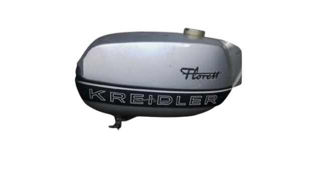 Fit For Kreidler Florett RS50 Silver Steel Petrol Tank With Cap 1980 Model