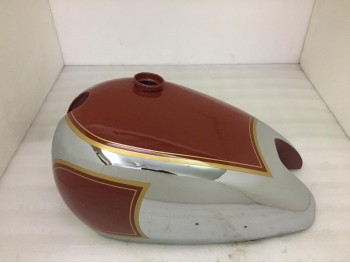 Matchless G3L AJS G80 Red Chrome tank+ Badges  |Fit For