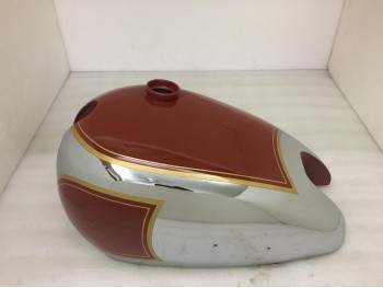 Matchless G3L AJS G80 Red Chrome tank+ Badges  |Fit For
