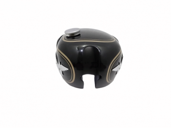 MATCHLESS (SINGLE CYLINDER) BLACK FUEL TANK +BADGE+CAP+KNEE PAD+TAP|Fit For