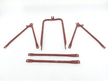 MATCHLESS G3L AJS 16M MILITARY MODEL MUDGUARD SET WITH STAYS RAW|Fit For