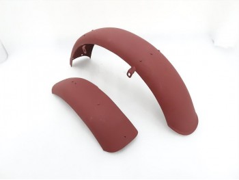 MATCHLESS G3L AJS 16M MILITARY MODEL MUDGUARD SET WITH STAYS RAW|Fit For