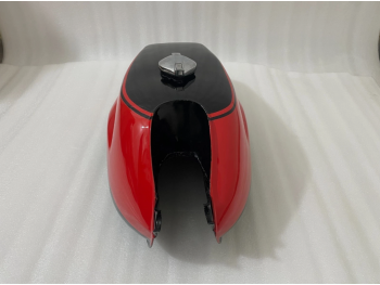 Fit For Moto Guzzi Le Mans Lemans MK2 Red & Black Painted Steel Fuel Tank + Cap