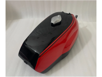 Fit For Moto Guzzi Le Mans Lemans MK2 Red & Black Painted Steel Fuel Tank + Cap