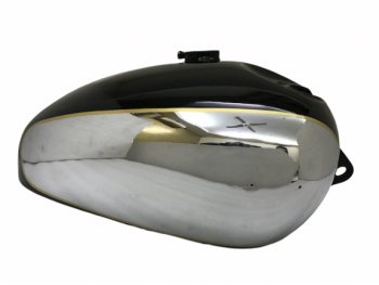 PANTHER M100 M120 CHROME AND BLACK PAINTED GAS PETROL TANK |Fit For