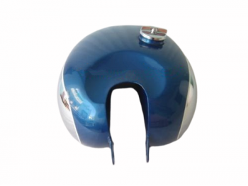 PANTHER M100 M120 CHROME AND BLUE PAINTED GAS FUEL TANK WITH FUEL CAP |Fit For