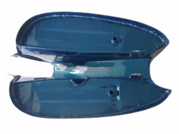 PANTHER M100 M120 CHROME AND BLUE PAINTED GAS FUEL TANK WITH FUEL CAP |Fit For