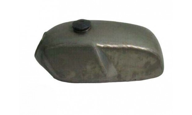 PUCH MOPED GAS PETROL TANK CUSTOM GENERAL RAW STEEL WITH CAP (BRAND NEW)