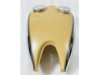 Fit For Puch 250 Tf 1952 250Cc Yellow Aluminium Petrol Fuel Tank Without Cap