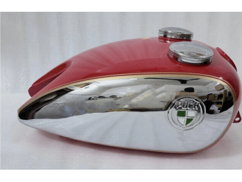 Fit For Puch 250 Tf 1952 250Cc Red Aluminium Petrol Fuel Tank Without Cap