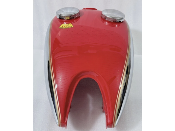 Fit For Puch 250 Tf 1952 250Cc Red Aluminium Petrol Fuel Tank Without Cap
