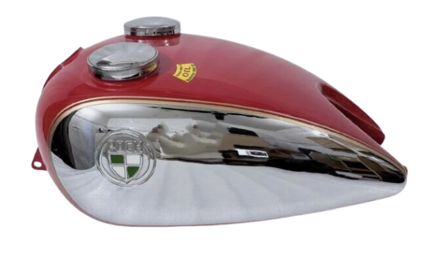 Fit For Puch 250 Tf 1952 250Cc Red Aluminium Petrol Fuel Tank Without Cap