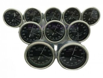 Royal Enfield 10 SMITH REPLICA SPEEDO METER 0-120MPH MILES BLACKBSA ROYAL ENFIEL