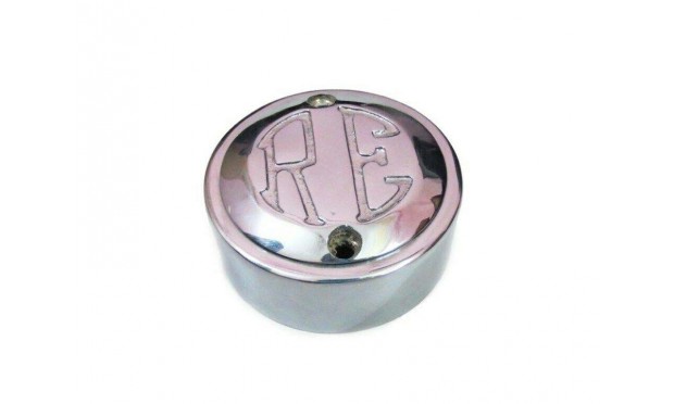 ROYAL ENFIELD BRASS CHROME PLATED POINT DISTRIBUTOR COVER RE LOGO |Fit For