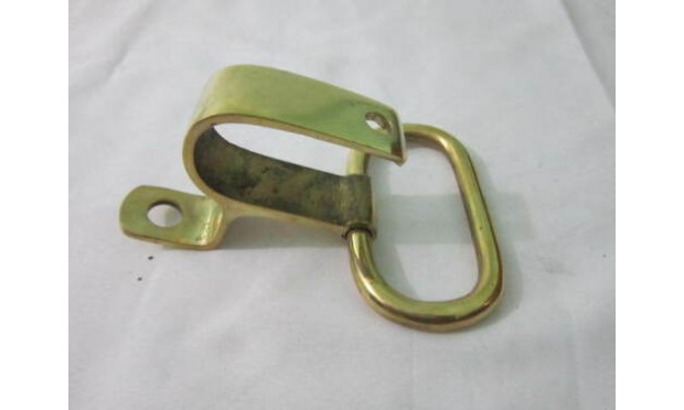 Royal Enfield Brass Plated Side Handle With Hook |Fit For