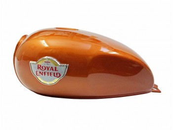 Royal Enfield Interceptor 650cc Genuine Petrol Gas Tank Orange Crush|Fit For