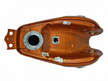 Royal Enfield Interceptor 650cc Genuine Petrol Gas Tank Orange Crush|Fit For