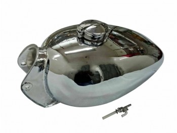 Royal Enfield Trials Chrome Fuel Petrol Gas Tank Petrol Tank & Monza Cap|Fit For