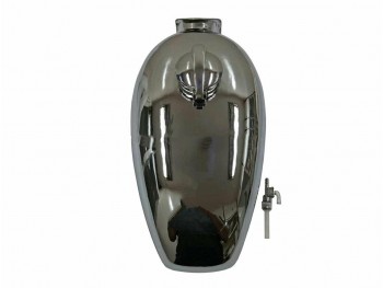 Royal Enfield Trials Chrome Fuel Petrol Gas Tank Petrol Tank & Monza Cap|Fit For