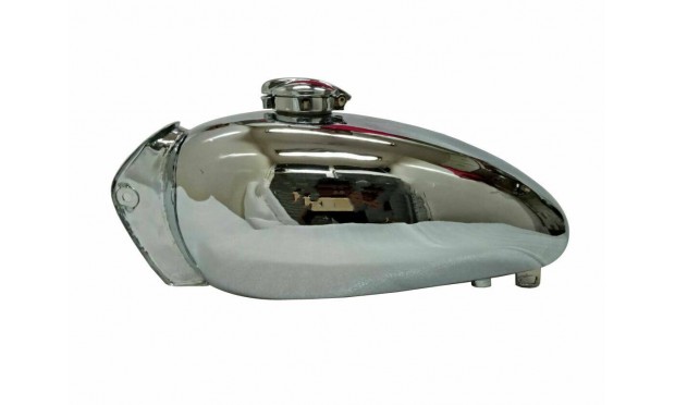 Royal Enfield Trials Chrome Fuel Petrol Gas Tank Petrol Tank & Monza Cap|Fit For