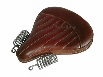 Royal Enfield Bullet Bike 350cc 500cc Leather Front Seat With Spring Antique