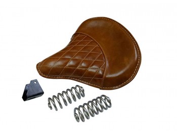 Royal Enfield Bullet Bike Leather Front Tan Color Seat&Spring 350cc 500ccFit For