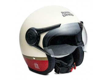 100% Genuine Royal Enfield Scrambler Helmet Baker Express Matt White|Fit For