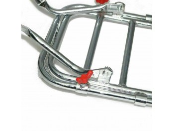 Adjustable Rear Luggage Carrier Chrome Finish For Royal Enfield|Fit For