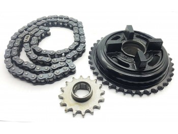 Royal Enfield Genuine Chain Sprocket Kit with O Ring Chain Part # 597275|Fit For