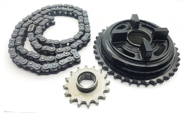 Royal Enfield Genuine Chain Sprocket Kit with O Ring Chain Part # 597275|Fit For