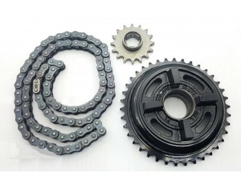 Royal Enfield Genuine Chain Sprocket Kit with O Ring Chain Part # 597275|Fit For