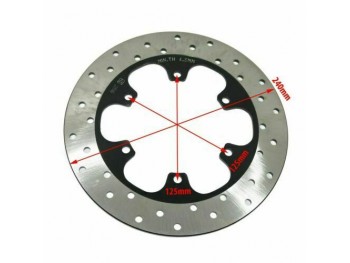 Rear Wheel Disc Brake Plate Royal Enfield Himalayan,Interceptor 650,GT 650 Twins