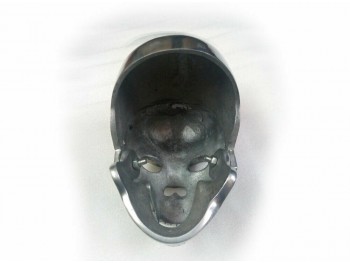 Royal Enfield Chopper Bobber Skull Headlight With Blue Light In Eyes|Fit For