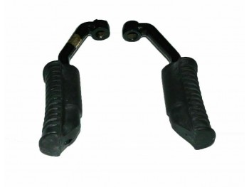 Front Foot Rest Peg Pair With Rubber Fits Royal Enfield Bullet Classic