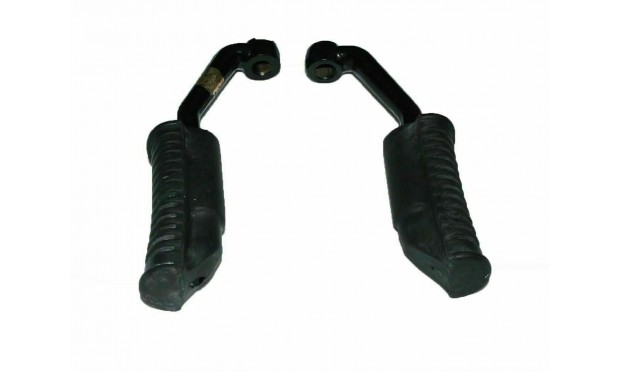 Front Foot Rest Peg Pair With Rubber Fits Royal Enfield Bullet Classic