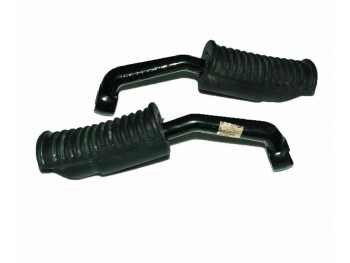 Front Foot Rest Peg Pair With Rubber Fits Royal Enfield Bullet Classic