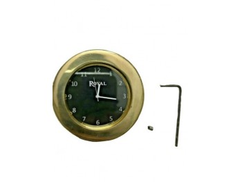 Royal Enfield Suitable For Black Dial Brass Stem Nut Clock Watch(Fits For)