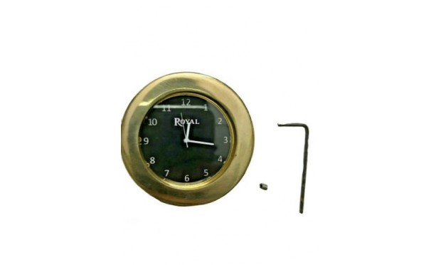 Royal Enfield Suitable For Black Dial Brass Stem Nut Clock Watch(Fits For)