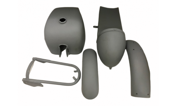 ROYAL ENFIELD CAFE RACER BODY PARTS (TANK + SEAT HOOD + FENDER|Fit For