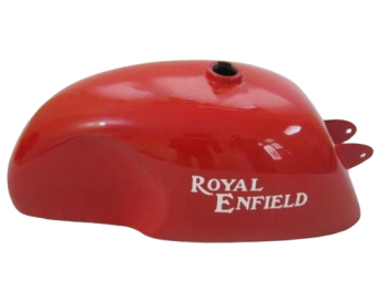 ROYAL ENFIELD CAFE RACER BRIGHT RED PAINTED GAS FUEL TANK, TRIUMPH |Fit For