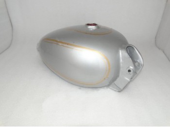 ROYAL ENFIELD SILVER PAINTED 14 LITRES PETROL TANK|Fit For