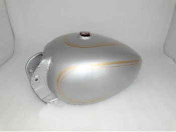 ROYAL ENFIELD SILVER PAINTED 14 LITRES PETROL TANK|Fit For