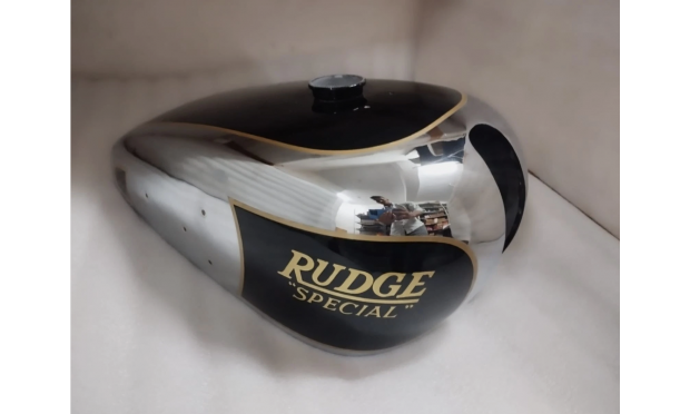 FIT FOR Rudge Whitworth Special Ulster Chromed & Black Fuel Petrol Tank 1930's FIT FOR Rudge Whitworth Special Ulster Chromed & Black Fuel Petrol Tank 1930's