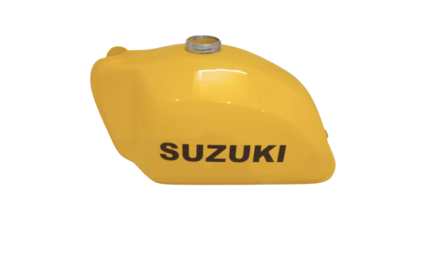 Suzuki PE 250 1977 Yellow Steel Petrol Tank|Fit For