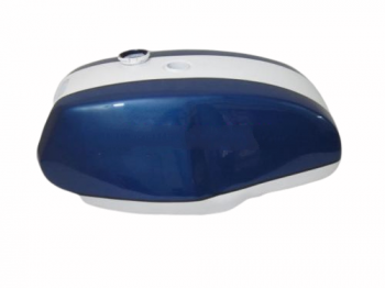 TRIUMPH T140 BLUE AND WHITE PAINTED PETROL TANK (UK VERSION) |Fit For