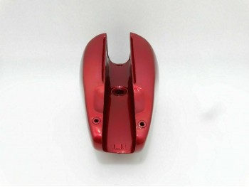 TRIUMPH T120 OIF RED & WHITE PAINTED STEEL FUEL TANK 1971 & ONWARDS|Fit For