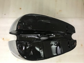 TRIUMPH T90 5T SPEED TWIN CHROME AND BLACK PAINTED PETROL TANK 1948 |Fit For