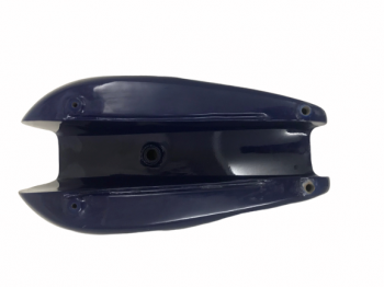TRIUMPH T140 BLUE AND WHITE PAINTED OIL IN FRAME GAS FUEL TANK |Fit For